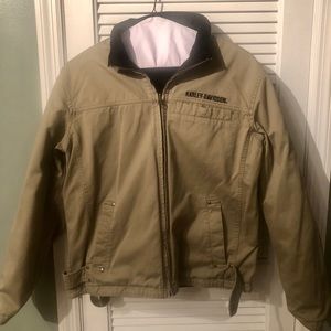 Men’s Medium Harley Davidson reversible jacket